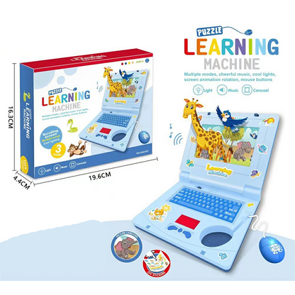 💻 50 % de réduction ! 🧸 Cahier de jeu interactif – Comprend des lumières, des effets sonores et des jeux éducatifs 🎵