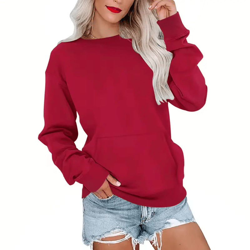 📢📢40% DE RÉDUCTION !! ⏰🌸 Sweat à col rond oversize femme – Coupe ample décontractée, matière douce et respirante, l’indispensable d’un look effortless au quotidien ☁️👖