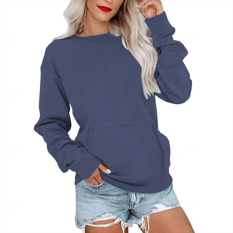📢📢40% DE RÉDUCTION !! ⏰🌸 Sweat à col rond oversize femme – Coupe ample décontractée, matière douce et respirante, l’indispensable d’un look effortless au quotidien ☁️👖