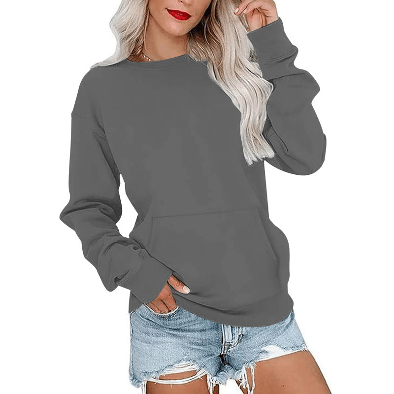 📢📢40% DE RÉDUCTION !! ⏰🌸 Sweat à col rond oversize femme – Coupe ample décontractée, matière douce et respirante, l’indispensable d’un look effortless au quotidien ☁️👖