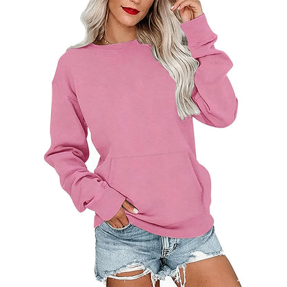 📢📢40% DE RÉDUCTION !! ⏰🌸 Sweat à col rond oversize femme – Coupe ample décontractée, matière douce et respirante, l’indispensable d’un look effortless au quotidien ☁️👖