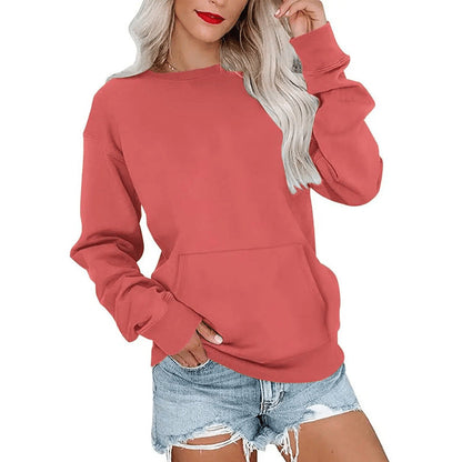 📢📢40% DE RÉDUCTION !! ⏰🌸 Sweat à col rond oversize femme – Coupe ample décontractée, matière douce et respirante, l’indispensable d’un look effortless au quotidien ☁️👖