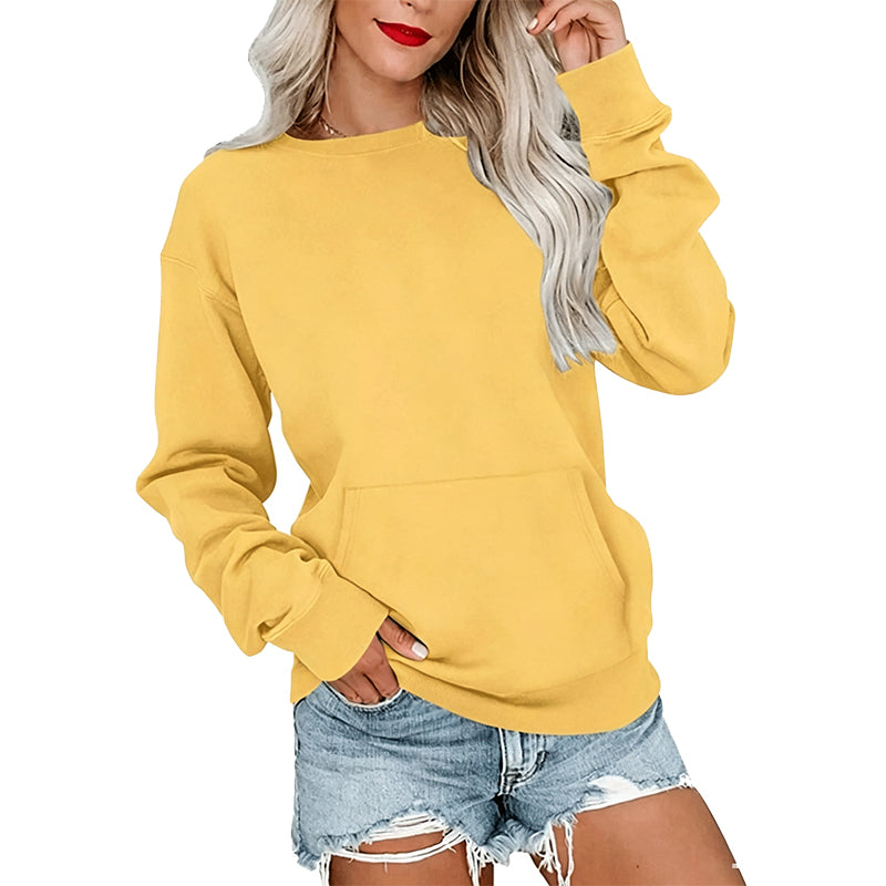 📢📢40% DE RÉDUCTION !! ⏰🌸 Sweat à col rond oversize femme – Coupe ample décontractée, matière douce et respirante, l’indispensable d’un look effortless au quotidien ☁️👖