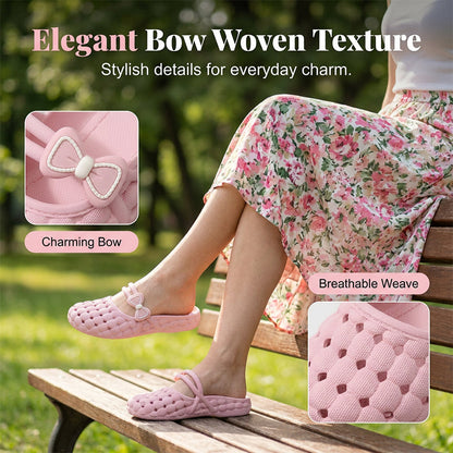 📢📢40% DE RÉDUCTION !! ⏰Mules Femme Bout Fermé – PVC – Respirantes & Légères for Quotidien & Bureau