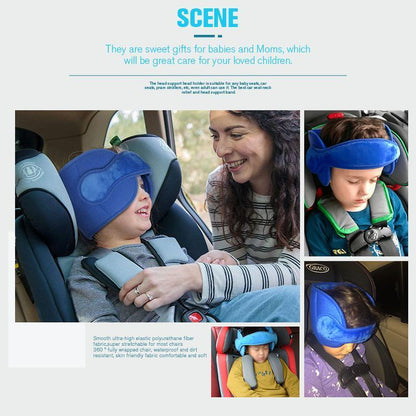 🚗50% DE RÉDUCTION ! Sangle de Soutien de Tête pour Enfant en Voiture – Oreiller Appuie-Tête Réglable pour Bébé, Stabilisateur Anti-Chute pour Siège Auto, Prévient les Douleurs Cervicales en Voyage