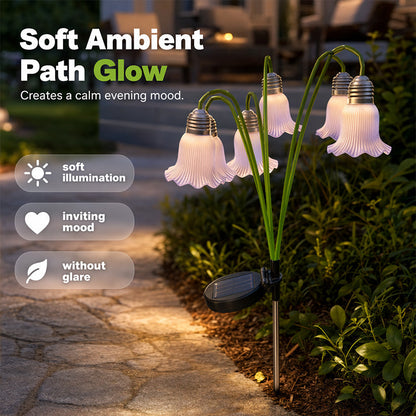 📢📢40% DE RÉDUCTION !! ⏰Lampes Solaires Fleurs Décorations de Jardin Extérieur 💐💡
