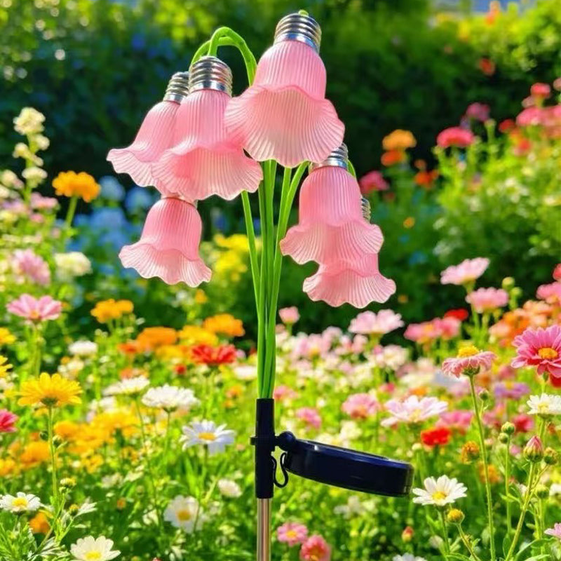 📢📢40% DE RÉDUCTION !! ⏰Lampes Solaires Fleurs Décorations de Jardin Extérieur 💐💡