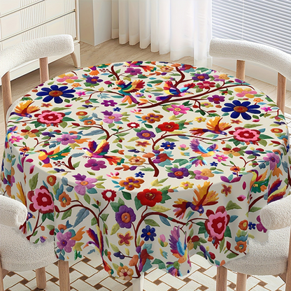 🌸🍽️ -50% ! 🏡 Nappe à Motifs Floraux Rétro – Plusieurs Tailles, Facile d’Entretien & Protection des Surfaces