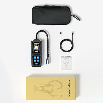 📢📢40% DE RÉDUCTION !! ⏰ Détecteur de fuites halogène rechargeable – Sonde flexible, écran LCD, sensibilité maximale pour trouver la moindre micro-fuite de gaz réfrigérant sans effort 🛠️💨