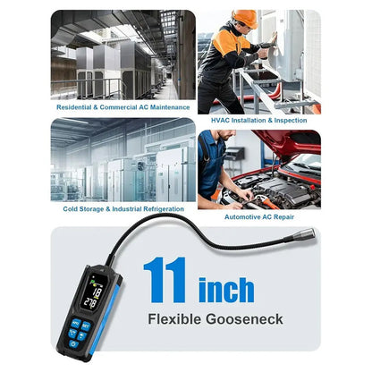 📢📢40% DE RÉDUCTION !! ⏰ Détecteur de fuites halogène rechargeable – Sonde flexible, écran LCD, sensibilité maximale pour trouver la moindre micro-fuite de gaz réfrigérant sans effort 🛠️💨