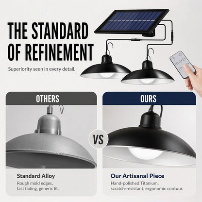 💥 -50% ! Lampe Solaire Extérieure Étanche – Zéro électricité, tout le charme ! 🔥 S'accroche partout, s'allume tout seul, résiste à la pluie ⚡ Offre limitée ⏳